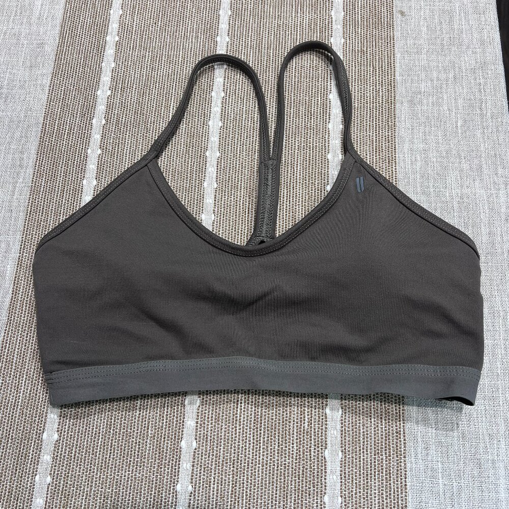 NOBULL V-Neck Sports Bra Army Green size M